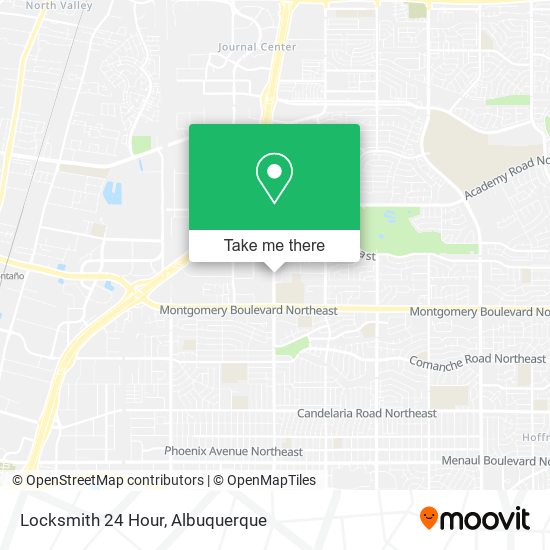 Locksmith 24 Hour map