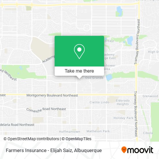Mapa de Farmers Insurance - Elijah Saiz