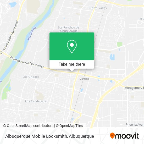 Albuquerque Mobile Locksmith map