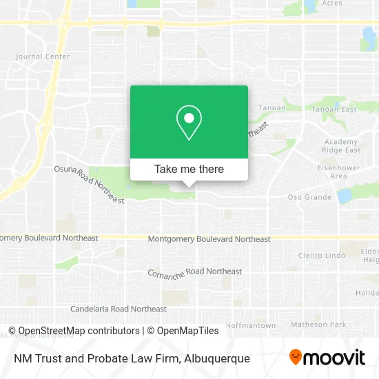NM Trust and Probate Law Firm map