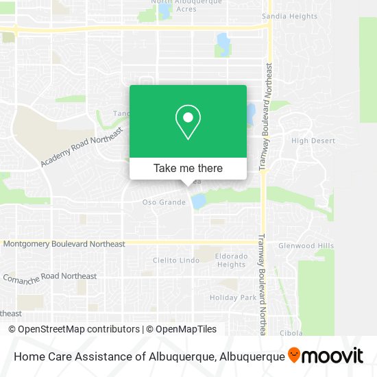 Mapa de Home Care Assistance of Albuquerque