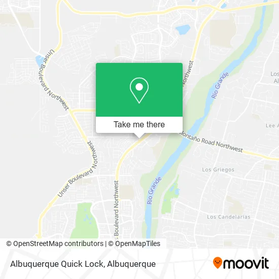 Albuquerque Quick Lock map