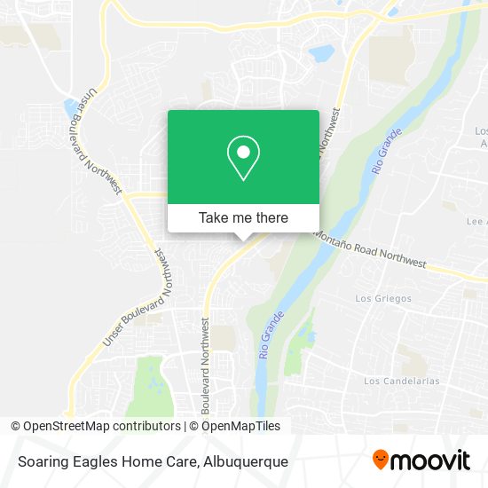 Soaring Eagles Home Care map