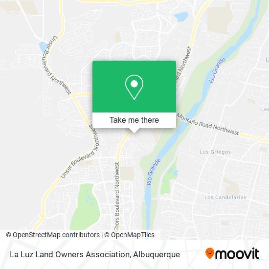 La Luz Land Owners Association map