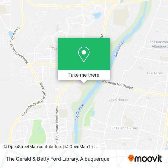 The Gerald & Betty Ford Library map