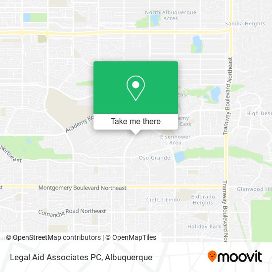 Legal Aid Associates PC map