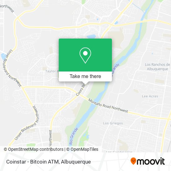 Mapa de Coinstar - Bitcoin ATM