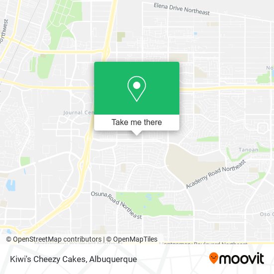 Kiwi's Cheezy Cakes map