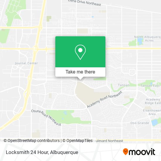 Mapa de Locksmith 24 Hour