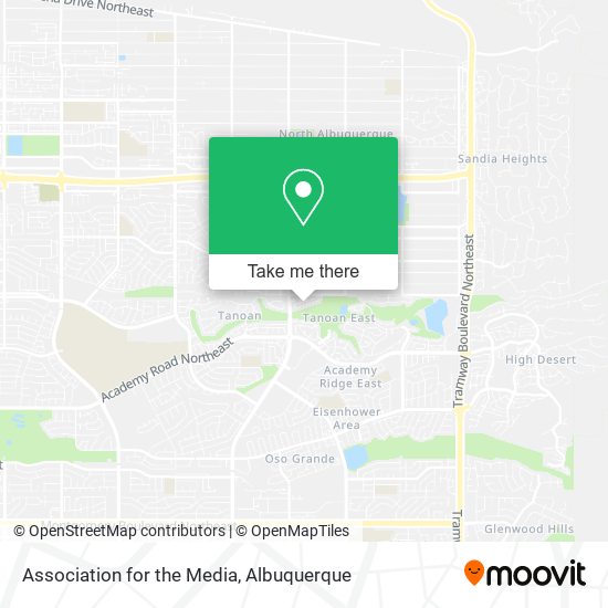 Association for the Media map