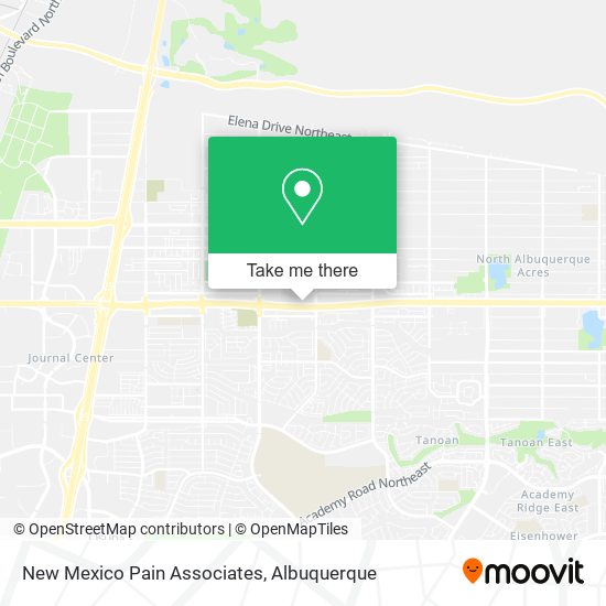 New Mexico Pain Associates map