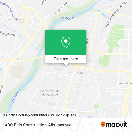 ABQ Bids Construction map