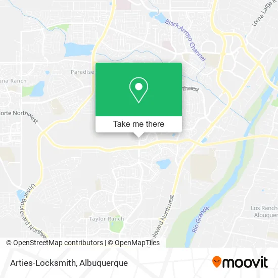 Arties-Locksmith map