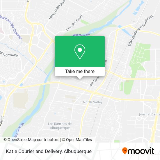 Mapa de Katie Courier and Delivery