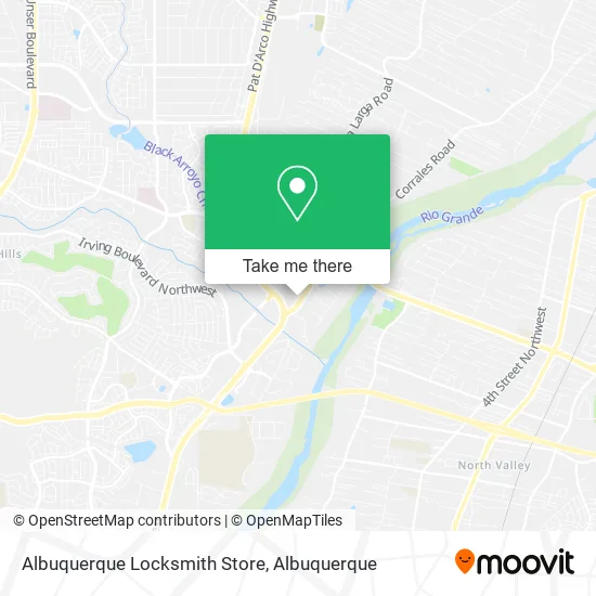 Albuquerque Locksmith Store map