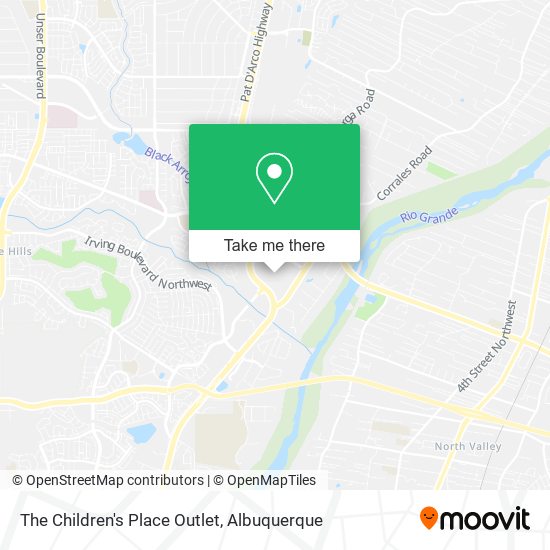 The Children's Place Outlet map