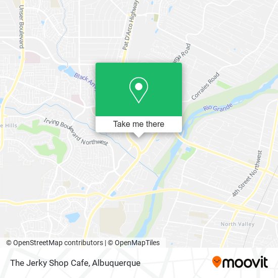 The Jerky Shop Cafe map