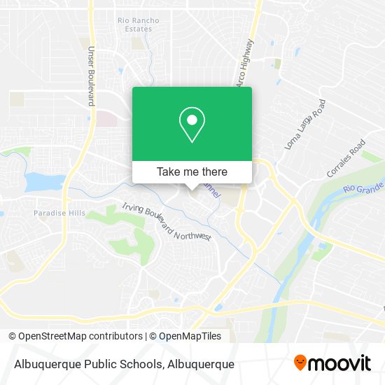 Albuquerque Public Schools map