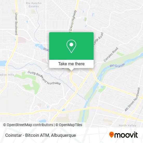 Coinstar - Bitcoin ATM map