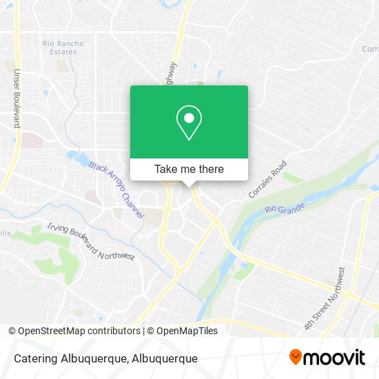 Catering Albuquerque map