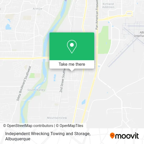 Mapa de Independent Wrecking Towing and Storage