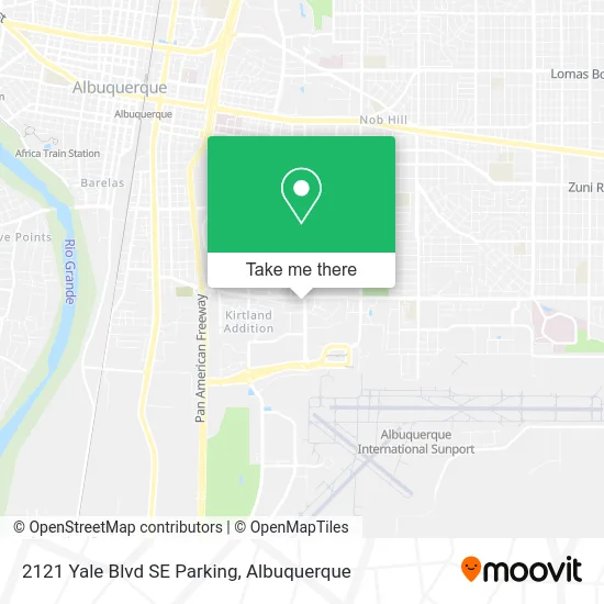 2121 Yale Blvd SE Parking map