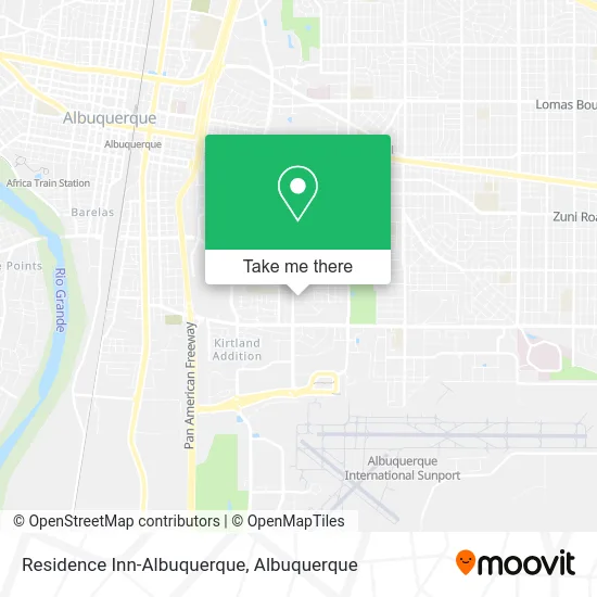 Mapa de Residence Inn-Albuquerque