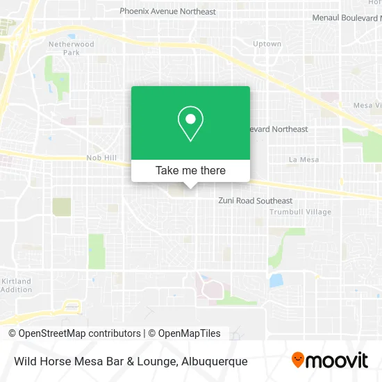 Wild Horse Mesa Bar & Lounge map