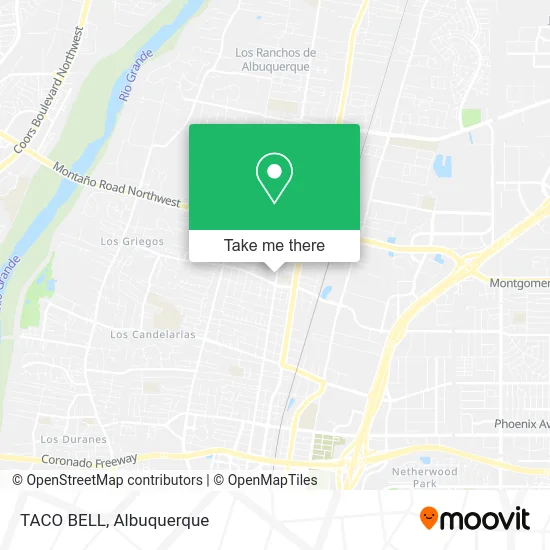 Mapa de TACO BELL