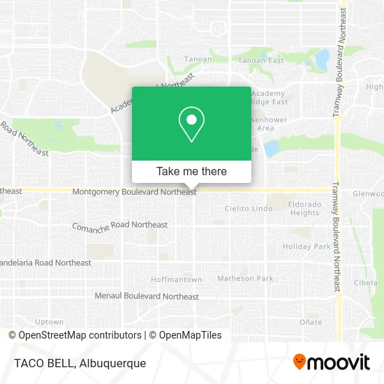 TACO BELL map