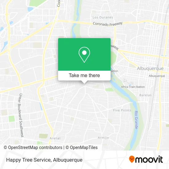 Happy Tree Service map