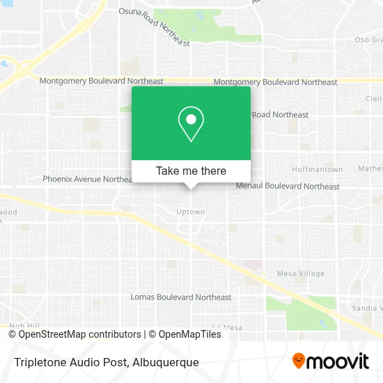 Tripletone Audio Post map