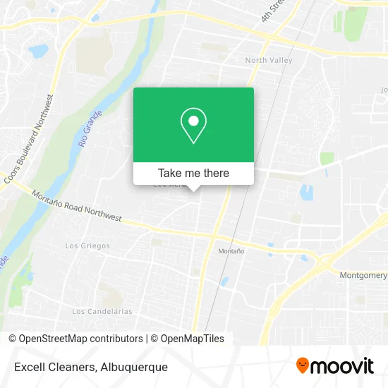 Excell Cleaners map