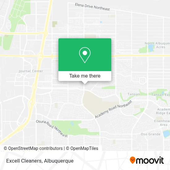 Excell Cleaners map
