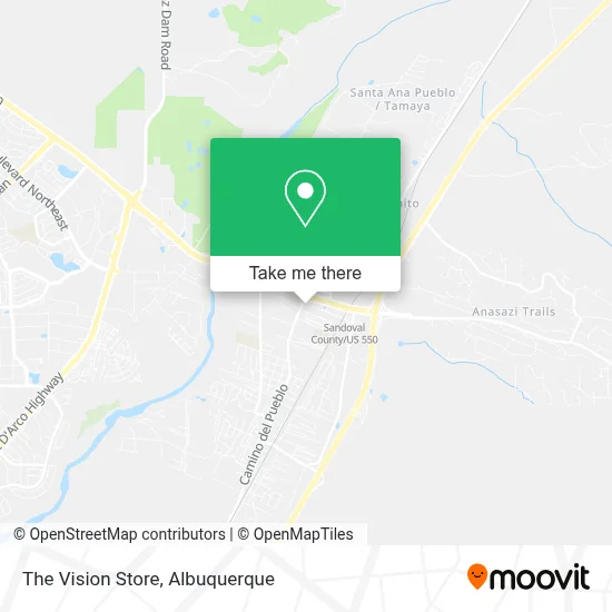 The Vision Store map