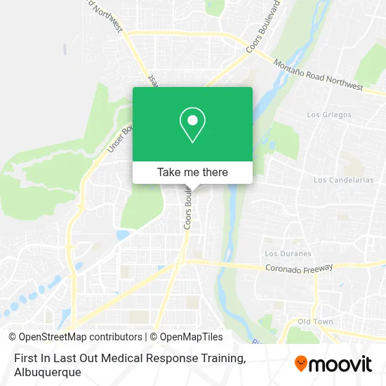 First In Last Out Medical Response Training map