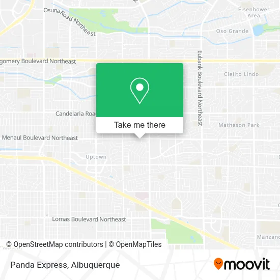 Panda Express map