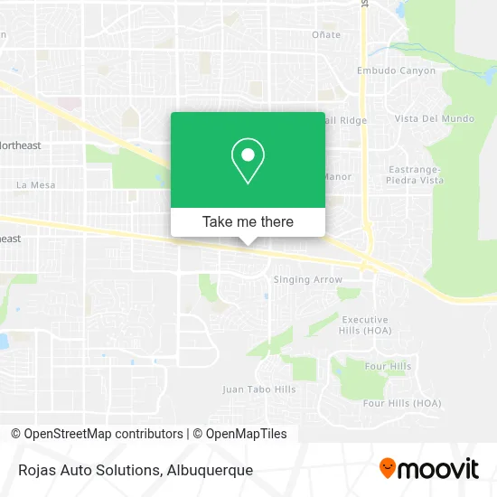 Rojas Auto Solutions map