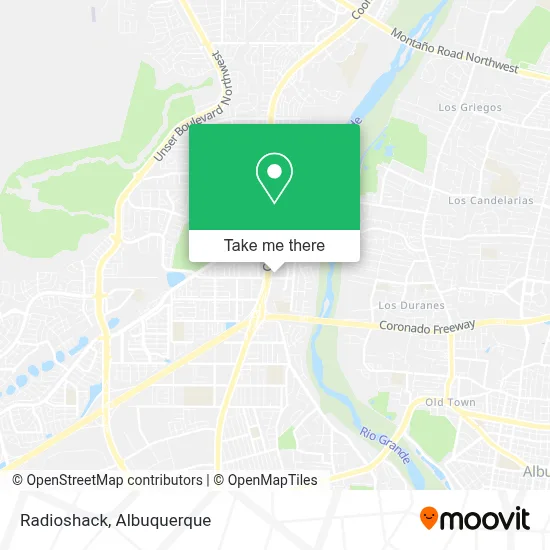 Radioshack map