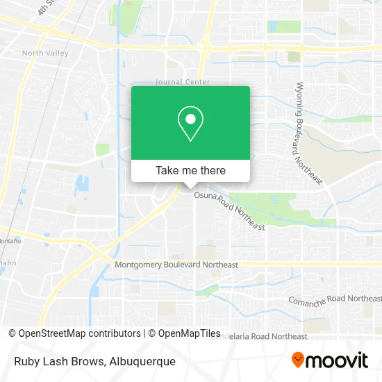 Ruby Lash Brows map