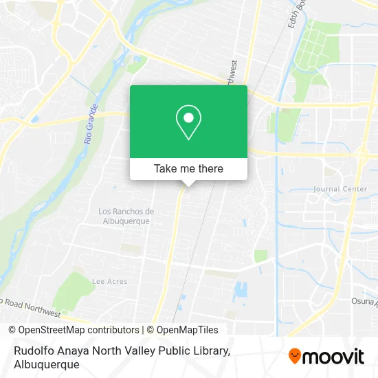Rudolfo Anaya North Valley Public Library map