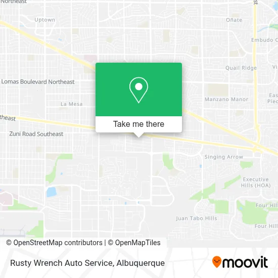 Rusty Wrench Auto Service map
