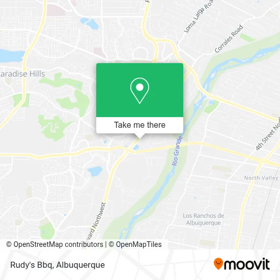 Rudy's Bbq map