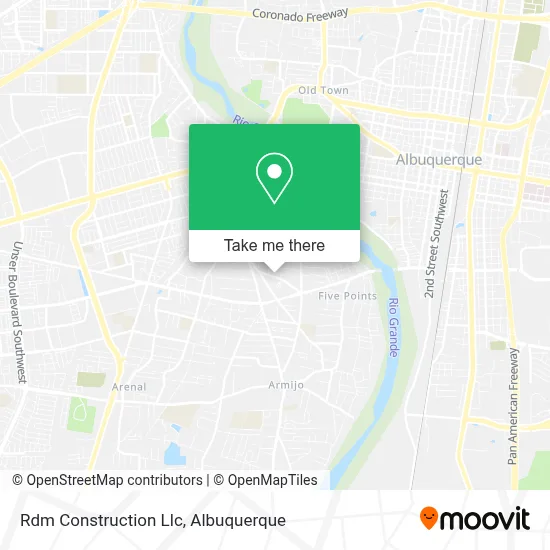 Rdm Construction Llc map
