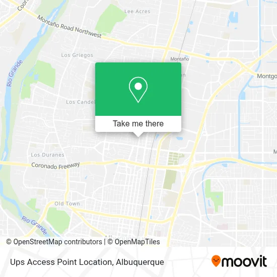 Ups Access Point Location map