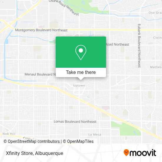 Xfinity Store map