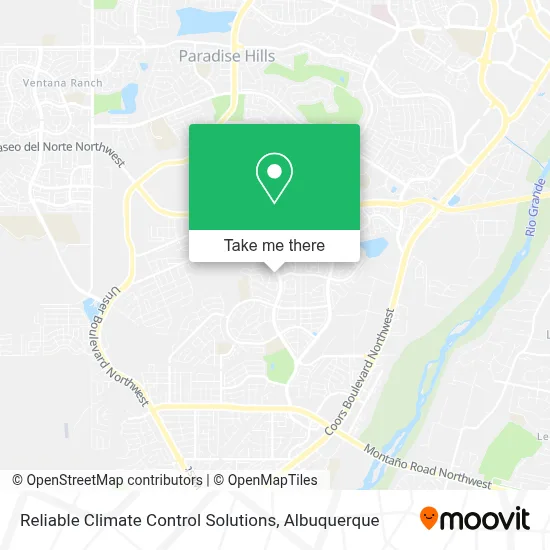Reliable Climate Control Solutions map