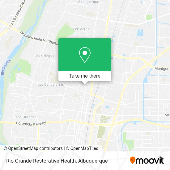 Rio Grande Restorative Health map