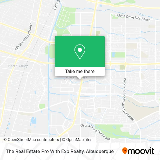The Real Estate Pro With Exp Realty map