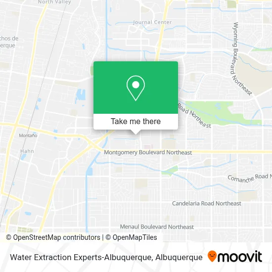 Water Extraction Experts-Albuquerque map